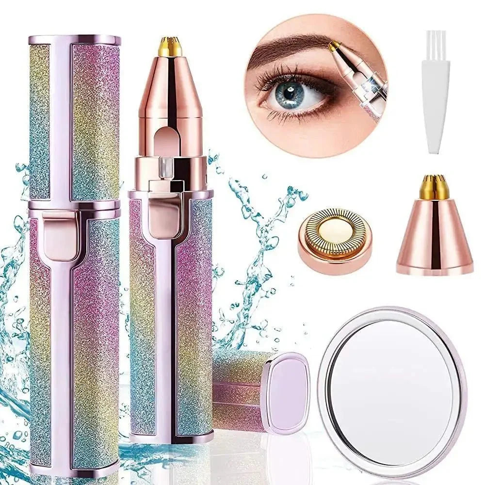 ✨ 2-in-1 Electric Eyebrow Trimmer & Facial Hair Remover for Women - Ummati_Essentials