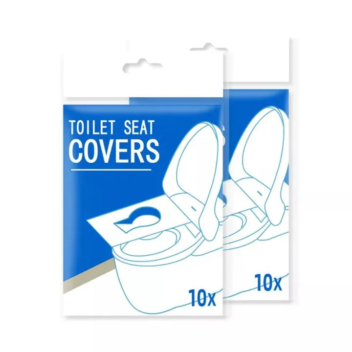 Flushable Toilet Seat Covers (10 Pieces)