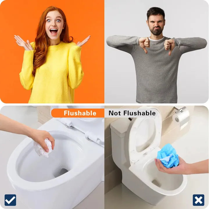 Flushable Toilet Seat Covers (10 Pieces)