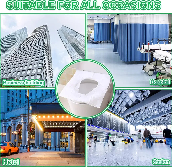 Flushable Toilet Seat Covers (10 Pieces)