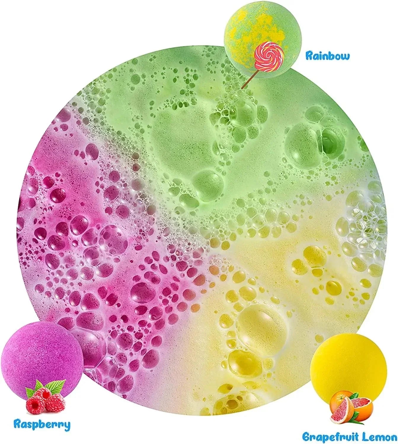 Bath Bombs for Kids with Toys Inside - Ummati_Essentials