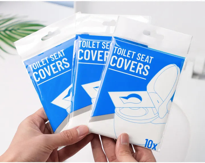 Flushable Toilet Seat Covers (10 Pieces)