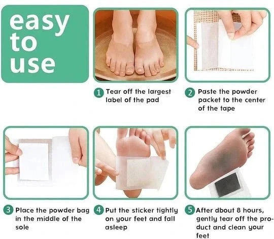 Kinoki Foot Pads – 10 Premium Natural Patches - Ummati_Essentials