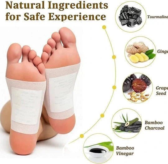 Kinoki Foot Pads – 10 Premium Natural Patches - Ummati_Essentials