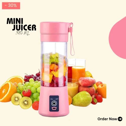 USB Rechargeable Juicer Blender 6 Blades - Ummati_Essentials